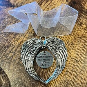 🎄 XMAS13-C - Angel Ornament with charm - Son